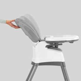 Chicco Stack 1 2 3 Highchair with Dots - Adjustable Baby Feeding Chair for Toddlers - Perfect for Dining, Snacking & Learning at Home