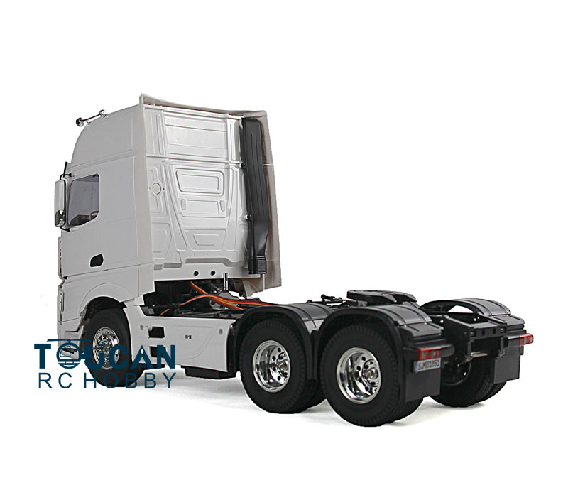 1/14 Scale 3-Axle RC Tractor Truck Kit - DIY Unassembled Radio Controlled Construction Vehicle with 35T540 Motor | Simulation Model for Adults & Hobbyists | Perfect for Off-Road Play, Construction Site Display & RC Enthusiasts