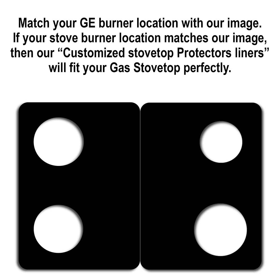Premium Plus Stove Protectors for GE Gas Range Model J2B915CEH | Custom Cut & Easy to Clean Stove Liner | Made in USA | Perfect for Kitchen Safety & Countertop Protection