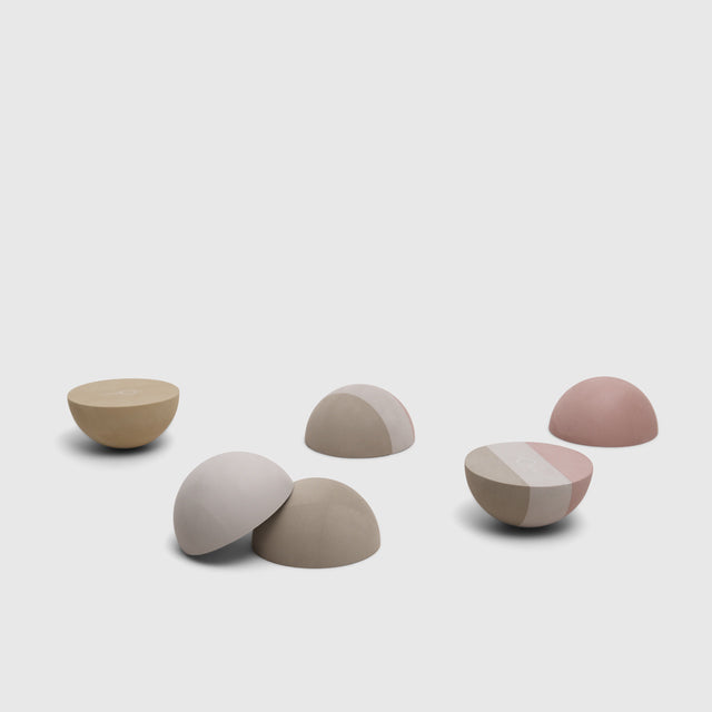 bObles Stepstones Set Rose - Soft Climbing Stones for Kids Indoor & Outdoor Play - Perfect for Toddler Playroom, Nursery, or Backyard