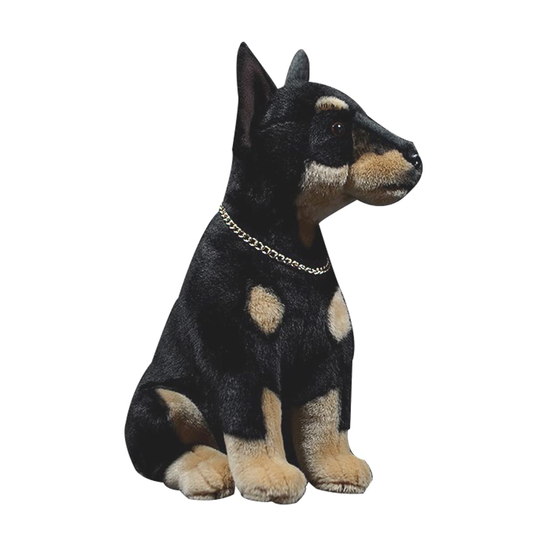 Realistic Doberman Plush Toy - 12