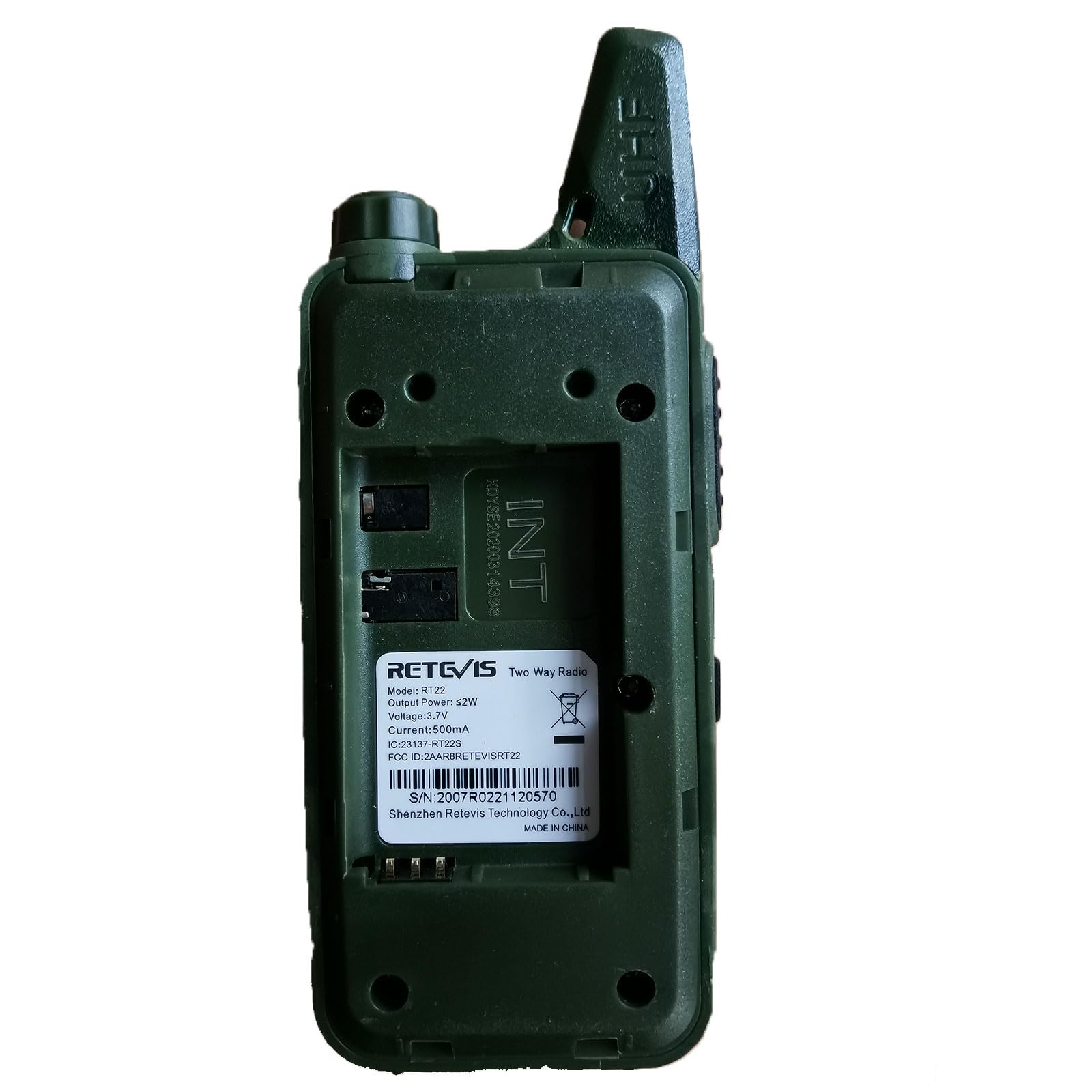 Retevis RT22 Rechargeable Walkie Talkies - Long Range Two-Way Radios with VOX Hands Free, Portable & Lightweight for Hunting, School, Restaurant (10 Pack, Camouflage) - Perfect for Outdoor Adventures, Emergency Communication and Team Coordination