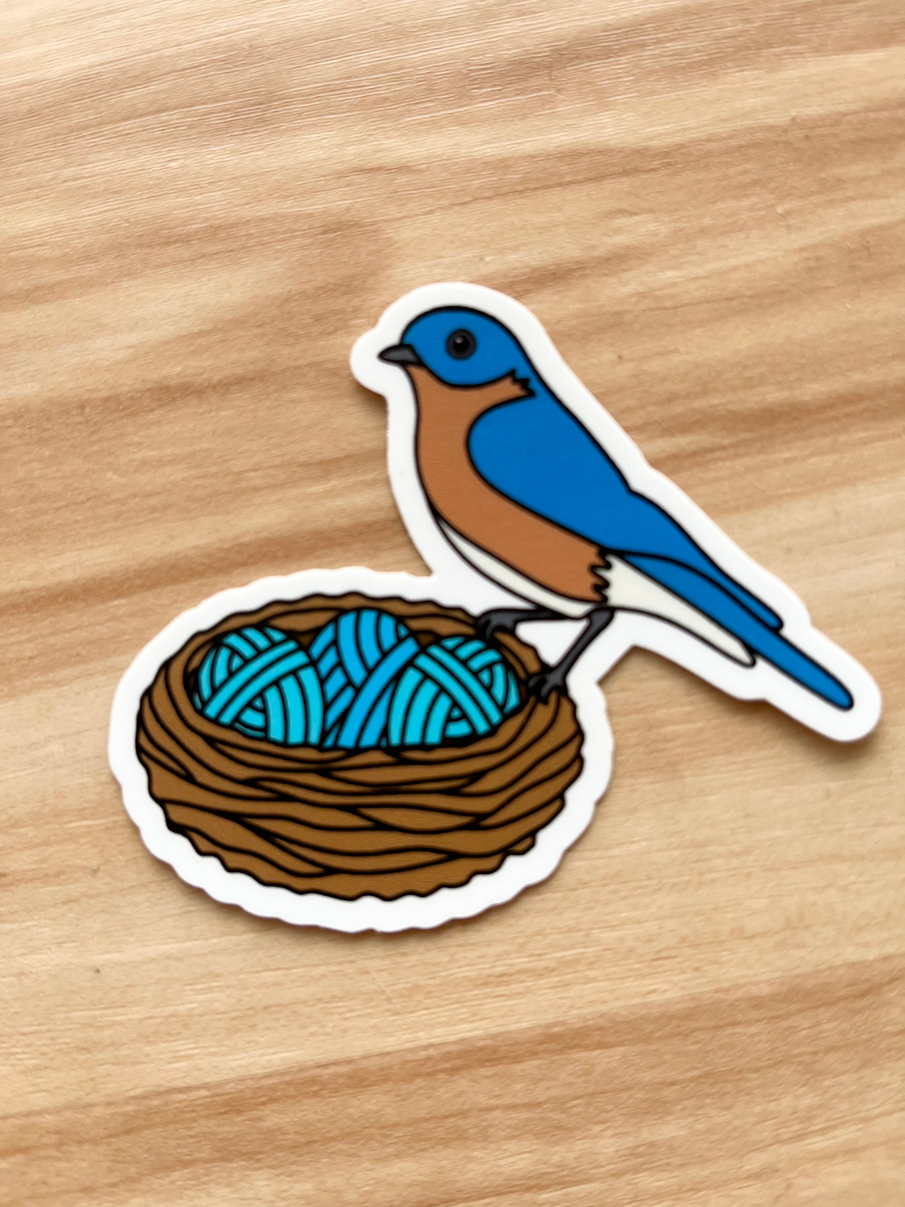 Knitting Themed Stickers - DIY Craft Decals for Scrapbooks, Laptops & Water Bottles - Yarn, Needles & Wool Inspired Art