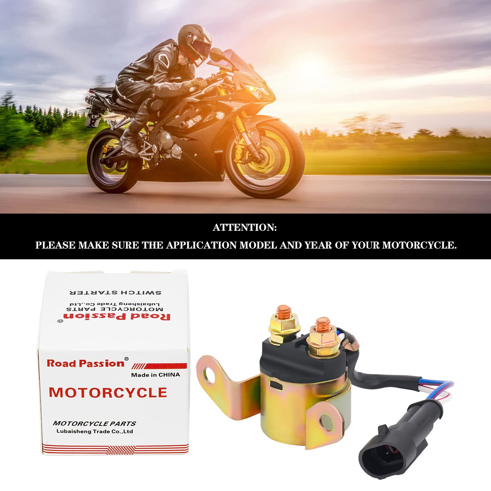 Polaris Starter Solenoid Relay Replacement for Sportsman 450 2007, Sportsman 700 2005-2007, Trail BOSS 330 2007-2012 - High Performance ATV Starter Relay - Perfect for Off-Road Adventures & ATV Maintenance