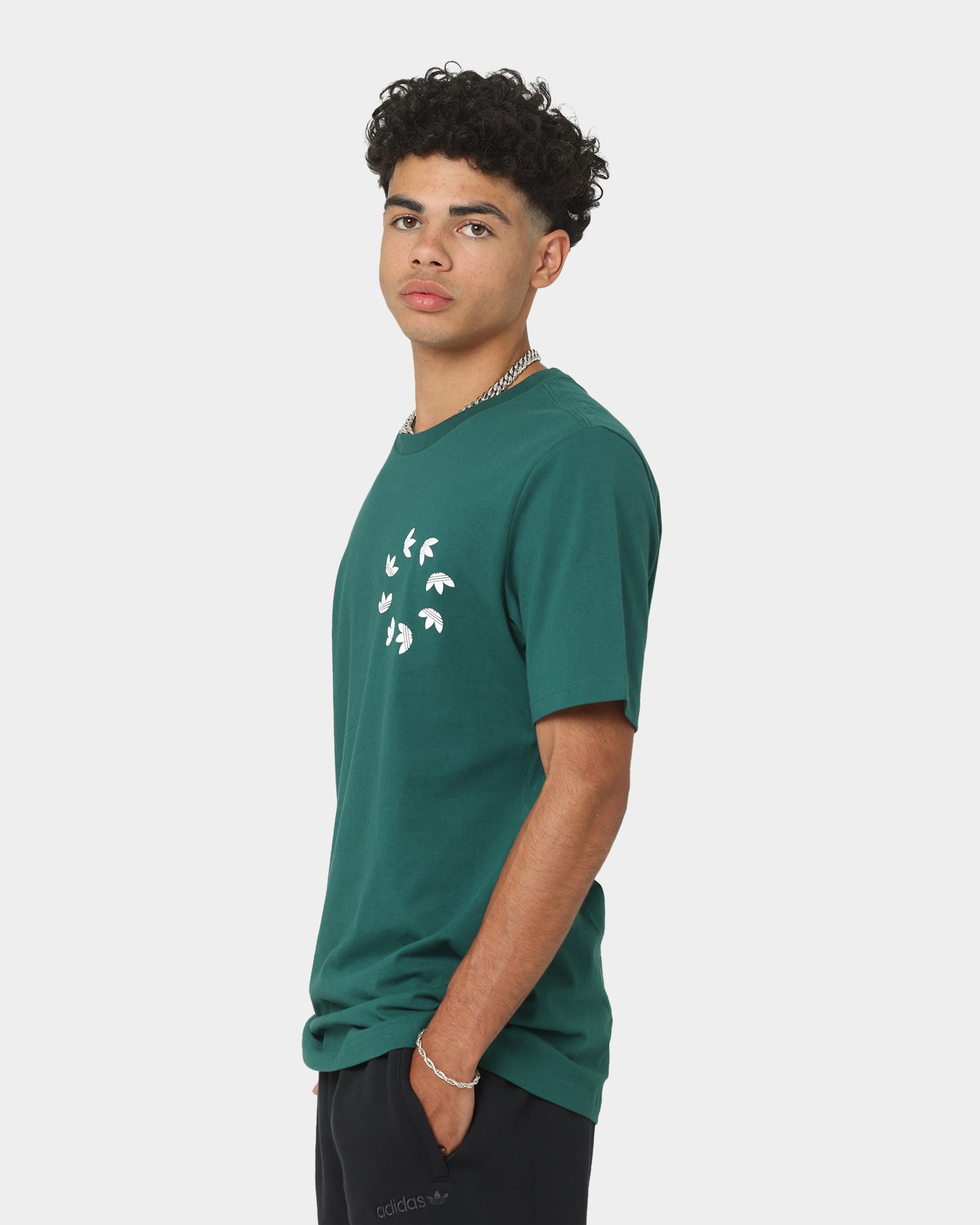 Adidas Bold T-Shirt for Men - Collegiate Green Athletic Tee | Gym, Running, Casual Wear