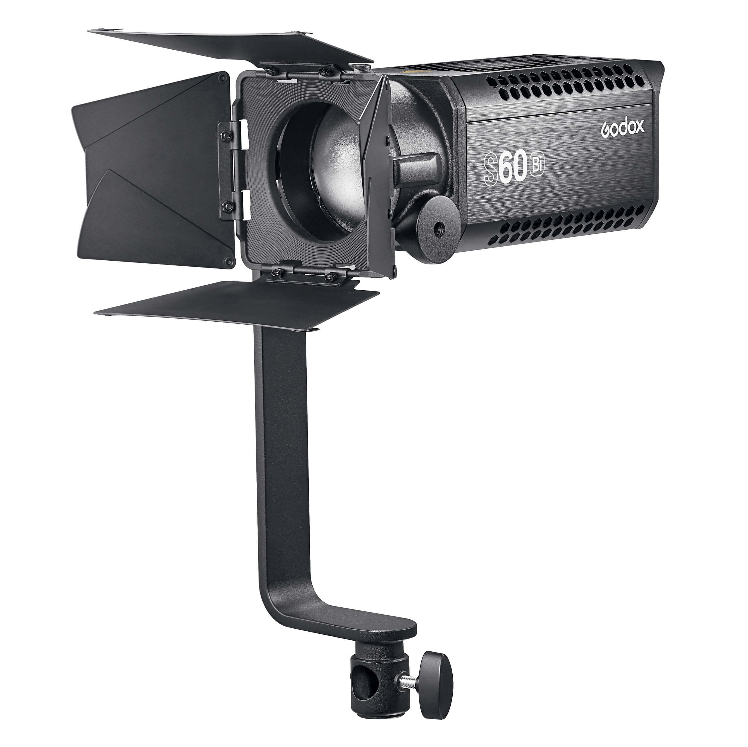 60W Dimmable LED Video Light with Focus Control - 2800K to 6500K Adjustable Color Temperature for Photography, Videography, and Studio Lighting