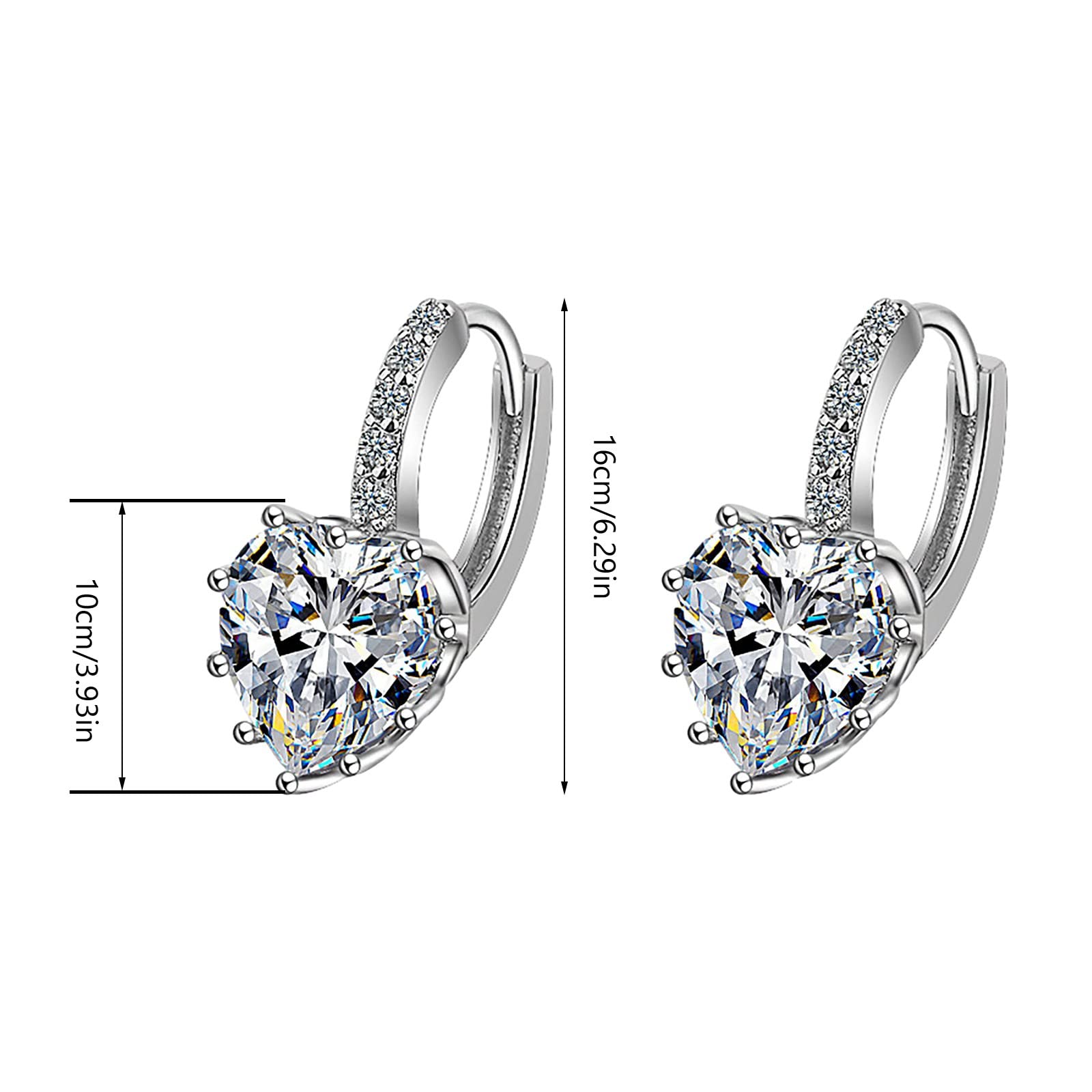 Trendy 2024 Women's Fashion Earrings - Retro Diamond Stud Earrings for Birthday Party & Jewelry Gifts | Perfect for Date Night, Office Wear & Special Occasions