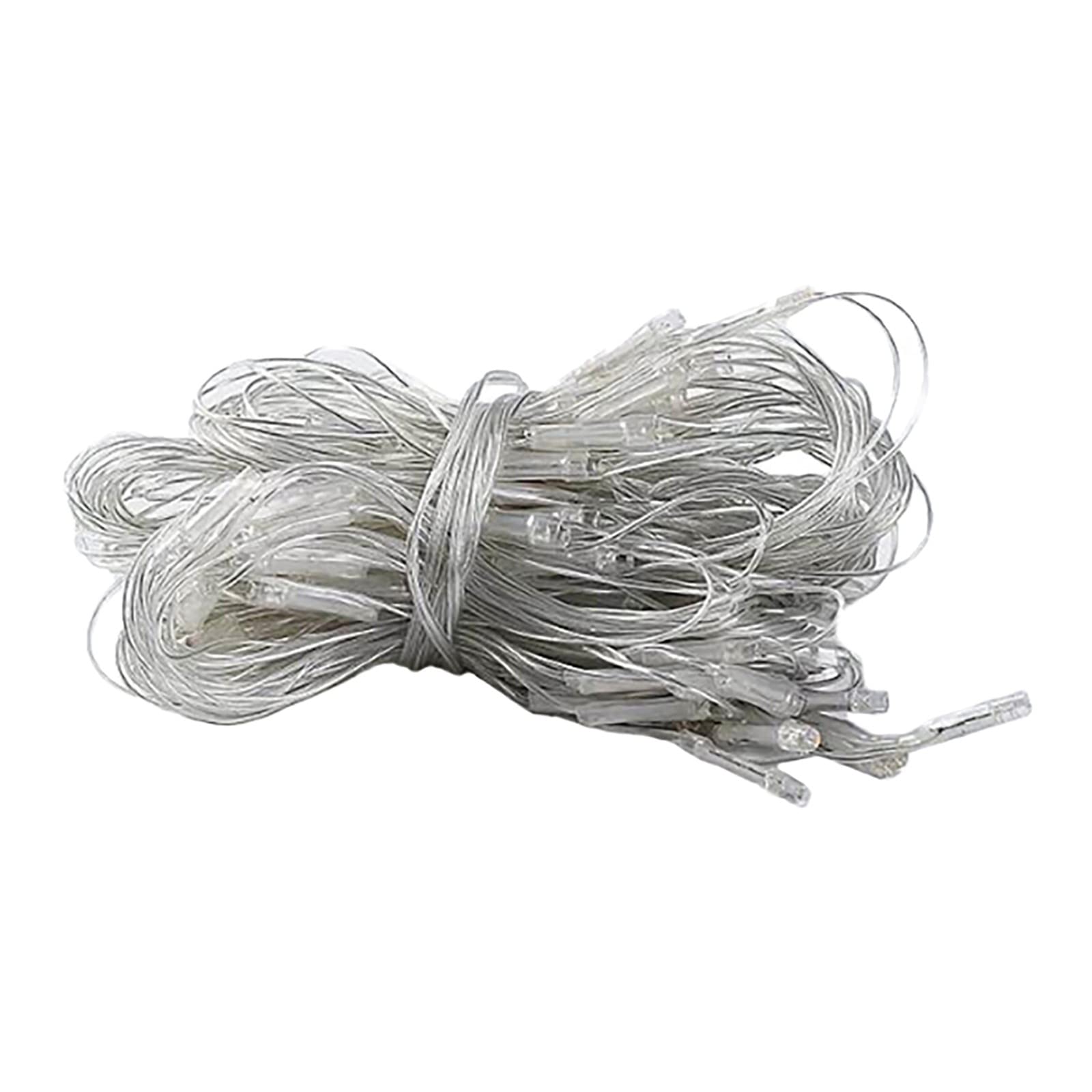 Waterproof Outdoor LED Fishing Net Lights - Decorative Starry Icicle Christmas Lights for Patio, Garden, and Holiday Decor (White, One Size) | Perfect for Backyard Parties, Wedding Decorations & Seasonal Lighting