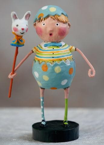 Lori Mitchell All Cracked Up Easter Figurine - Whimsical Easter Bunny Decor for Spring Home & Garden Decorations | Perfect for Easter Basket Fillers, Table Centerpieces, and Holiday Gift Giving