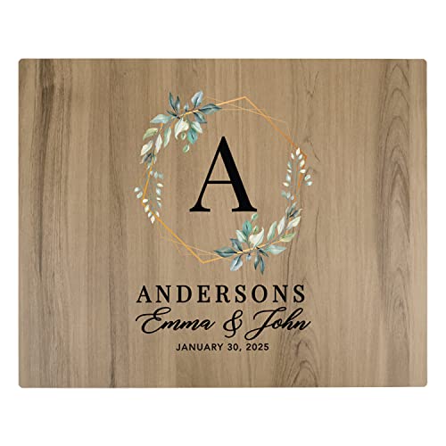 Geometric Greenery Monogram