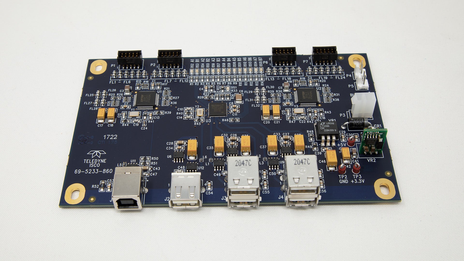 High-Speed USB Hub Circuit Board Assembly with Autosampler - Perfect for Lab Automation, Industrial Testing & Electronics Prototyping