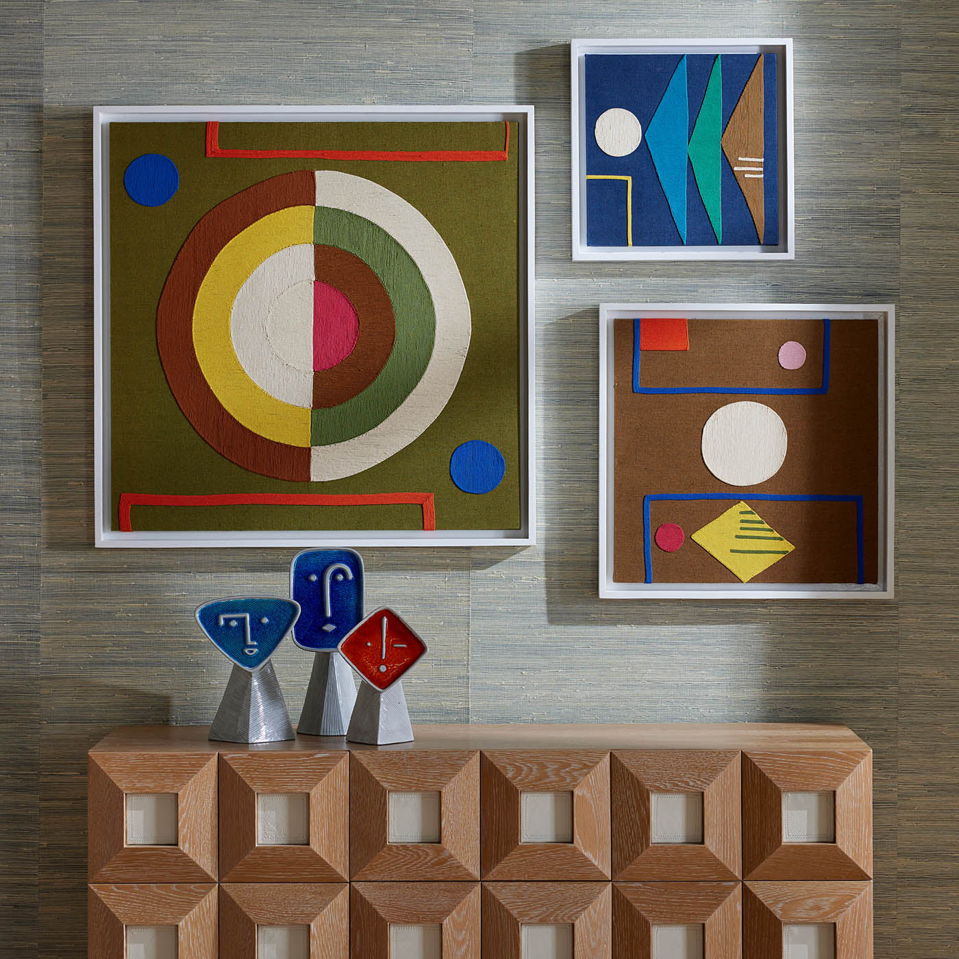 Monterey Bullseye Corded Art - Premium Handmade Wall Decor for Home & Office - Perfect for Living Room, Bedroom, and Office Spaces