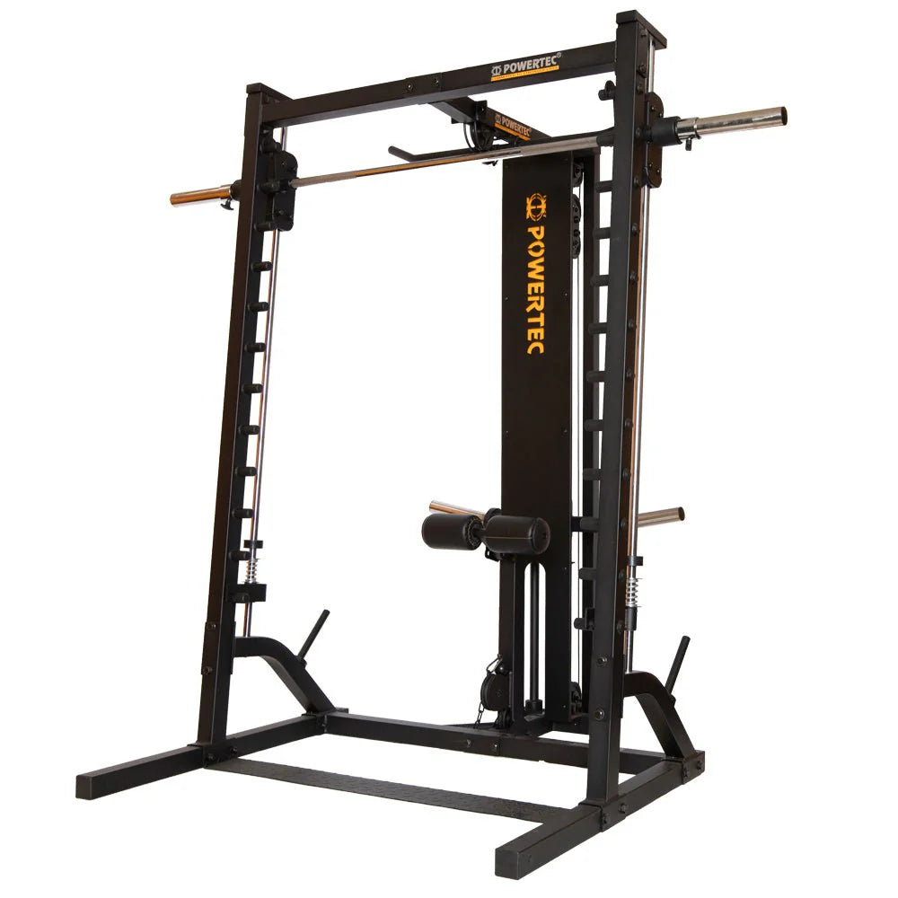 Powertec Roller Smith Machine WB RS19 - Heavy Duty Home Gym Equipment for Strength Training & Weight Lifting | Perfect for Home Workouts & Commercial Gyms