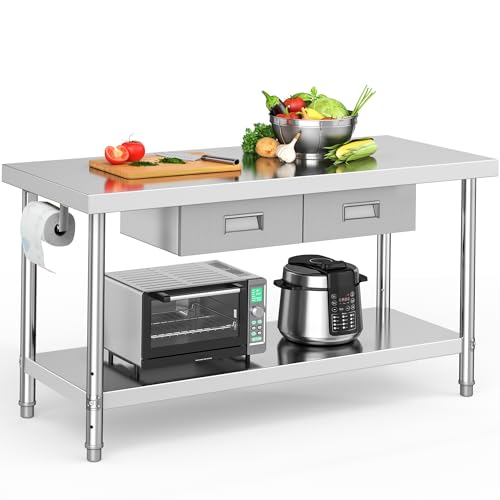 2 Tiers W/2 Drawers