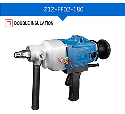 Huanyu 1900 RPM Handheld Core Drill Rig - Diamond Concrete Drilling Machine for Wet & Dry Use (φ180MM) - Perfect for Construction, Plumbing, and Electrical Installations