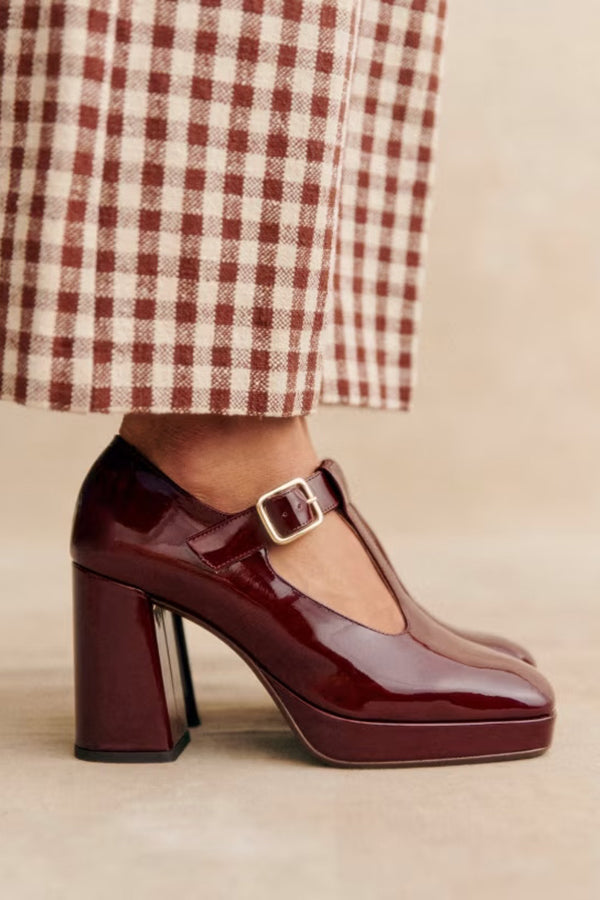 Square Toe Mary Jane Block Heel Shoes - Vintage Retro Chunky Heels for Women - Comfortable Dress Pumps for Office, Party & Wedding Occasions