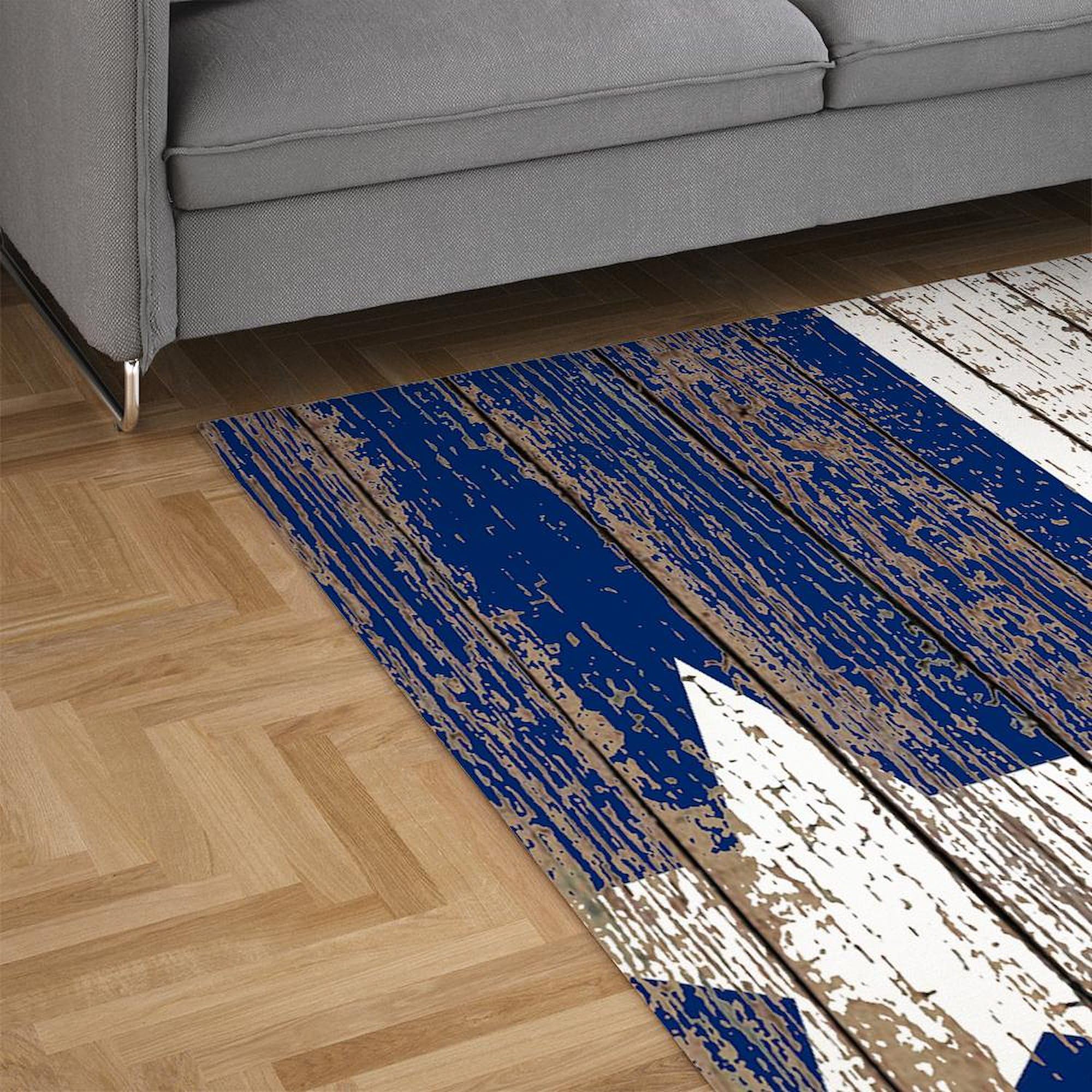 Barn Wood Texas Flag Area Rug - Decorative Fabric Throw Rug for Living Room, Bedroom & Home Decor | CafePress