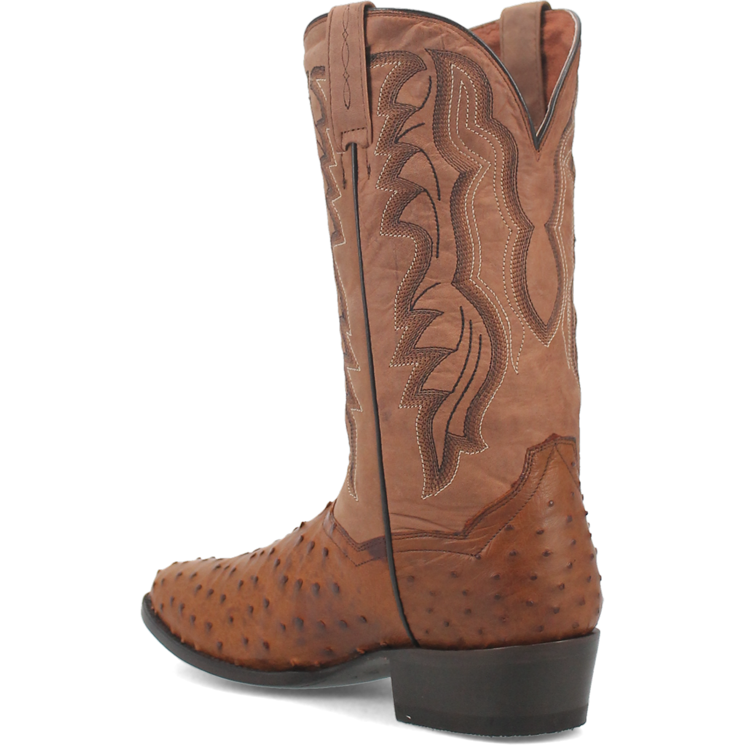 Premium Tempe Full Quill Ostrich Cowboy Boots for Men - Handcrafted Genuine Leather Western Boots for Riding, Rodeo & Country Fashion