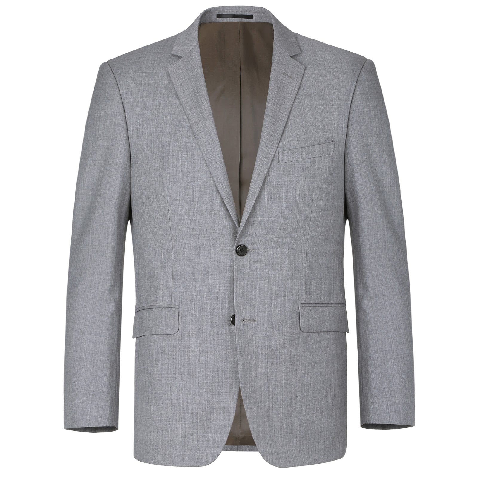 Alessandro Vitello by Renoir Grey 2-Piece Classic Fit Notch Lapel Wool Suit 508 5 | Premium Business Attire for Weddings, Office & Formal Events