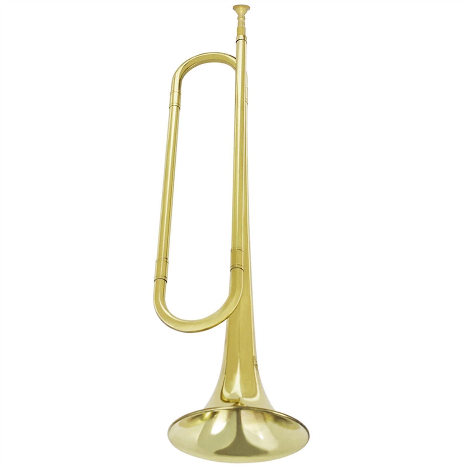 Professional Brass Trumpet for Beginners - Golden Youth Horn Bugle for School Band, Cavalry & Military Orchestra | Perfect for Music Practice, Performances & Marching Events