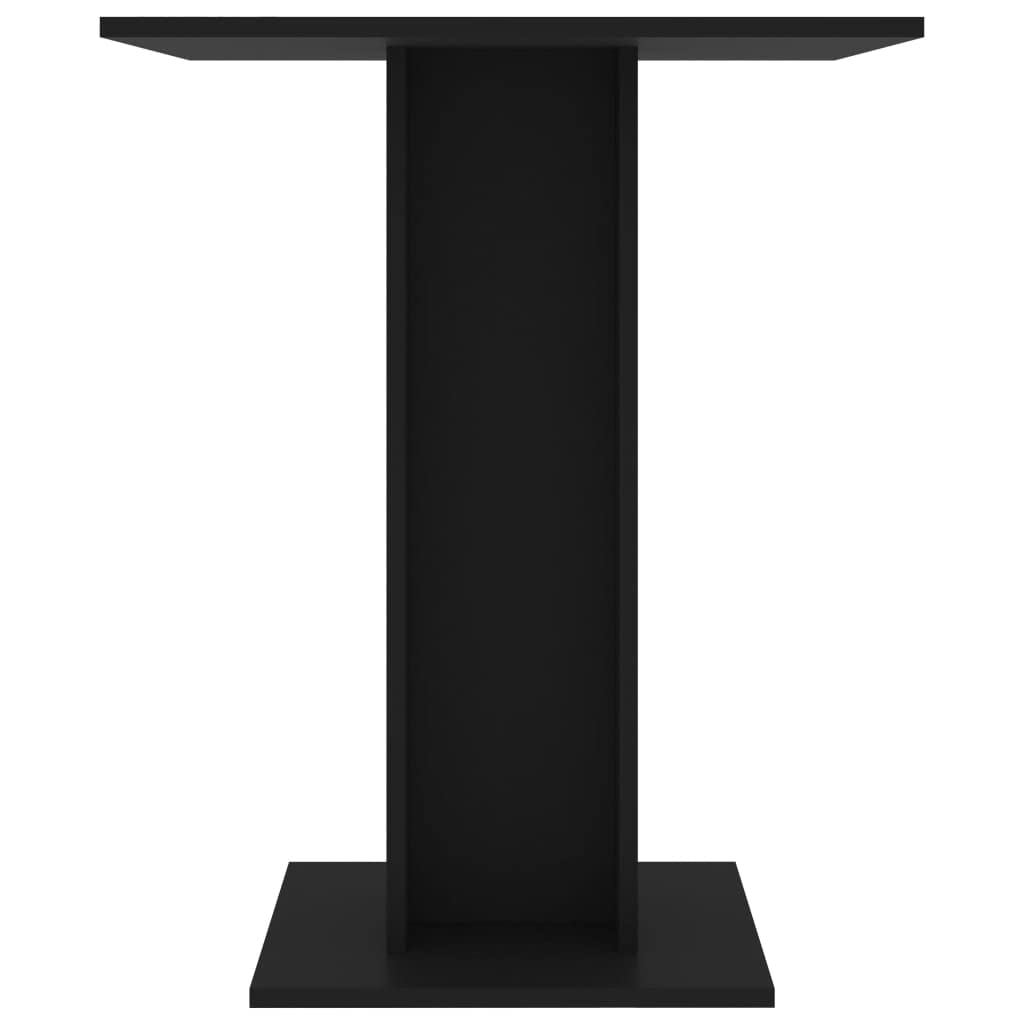 23.6x23.6x29.5 Inch Black Bistro Table - Bar Height Kitchen & Dining Table for Home, Cafe, Restaurant - Perfect for Breakfast Nook, Patio & Small Space Dining