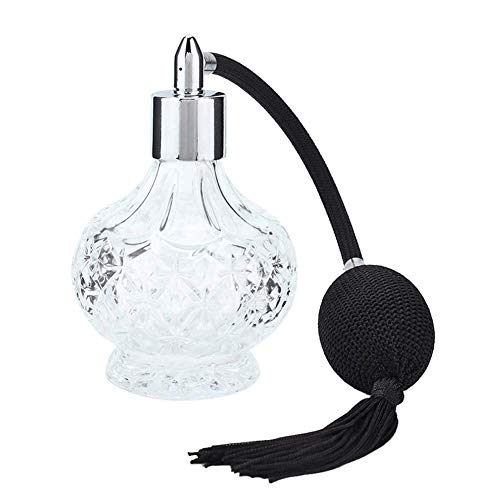 Premium Glass Perfume Atomizer with Exquisite Craftsmanship - Fine Mist Spray Bottle for Women, Home Fragrance, Bedroom & Living Room Decor | Perfect for Aromatherapy, Essential Oils & Room Sprays