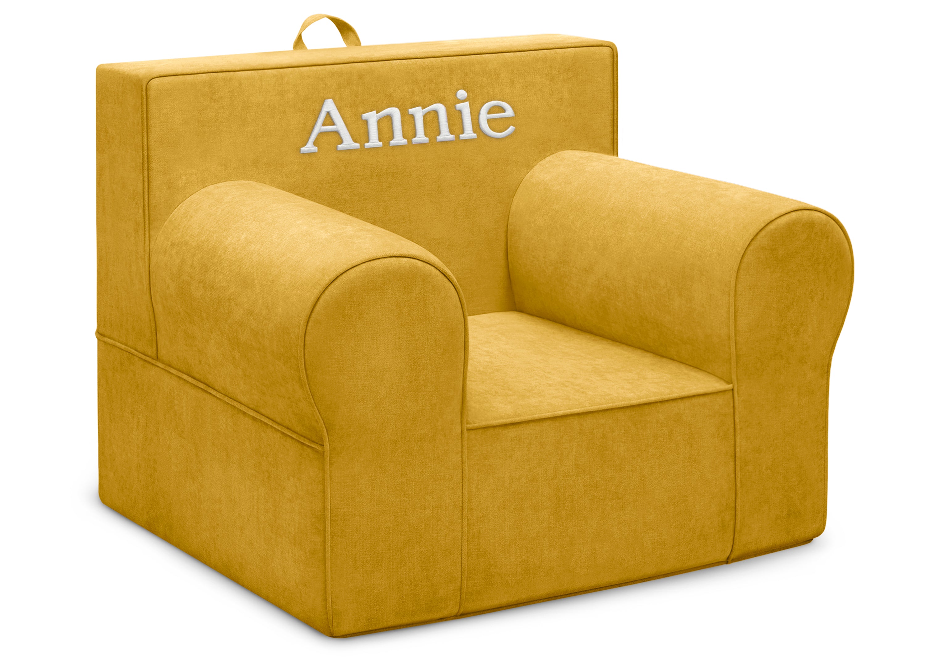 Personalized XL Cozee Foam Chair for Kids - Extra Large Comfortable Seat for Bedroom, Playroom & Dorm - Perfect for Reading, Gaming & Relaxing