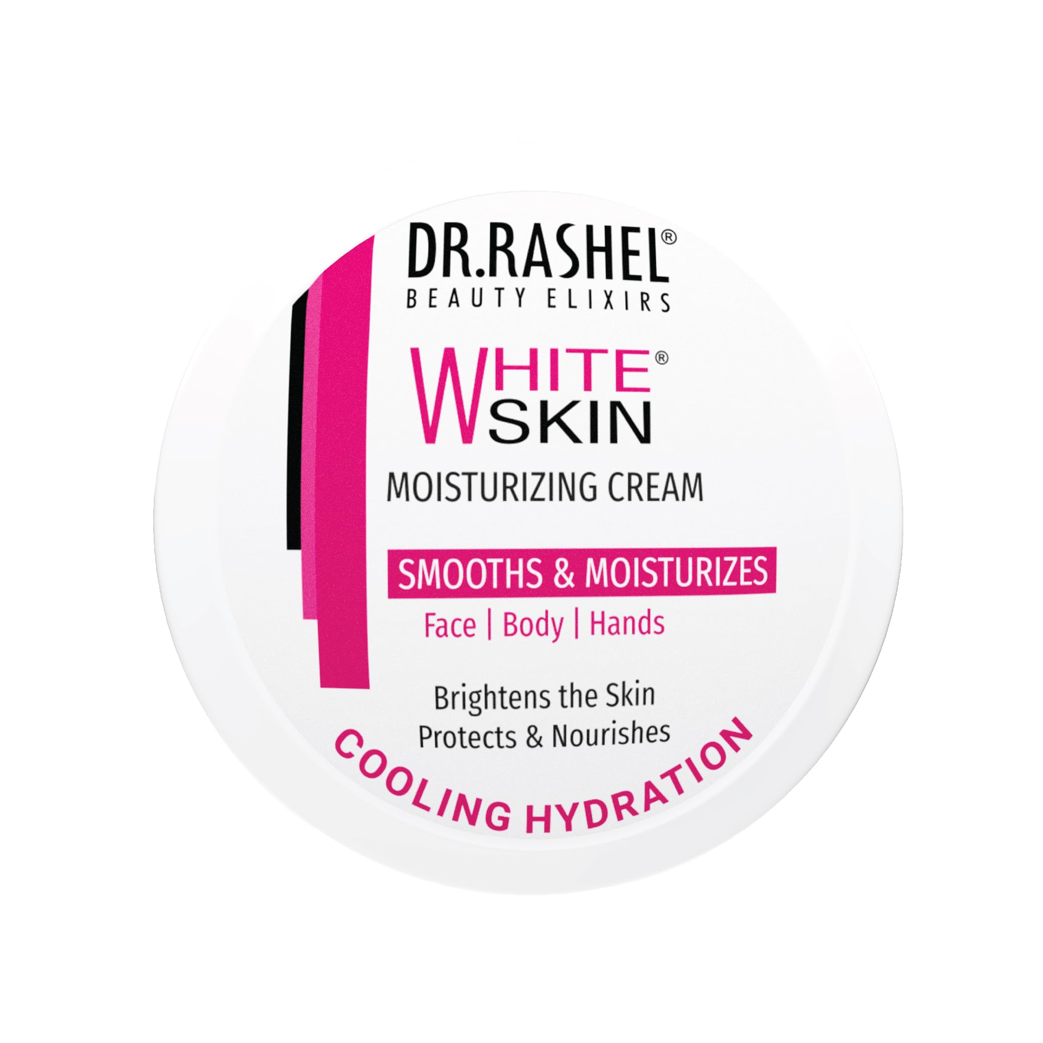 Dr. Rashel White Skin Face Moisturizer 125ml - Daily Lightweight Non-Oily Cream with Glycerin, Arbutin & Niacinamide for Soft Glowing Skin - Perfect for Day & Night Hydration, Brightening & Even Skin Tone
