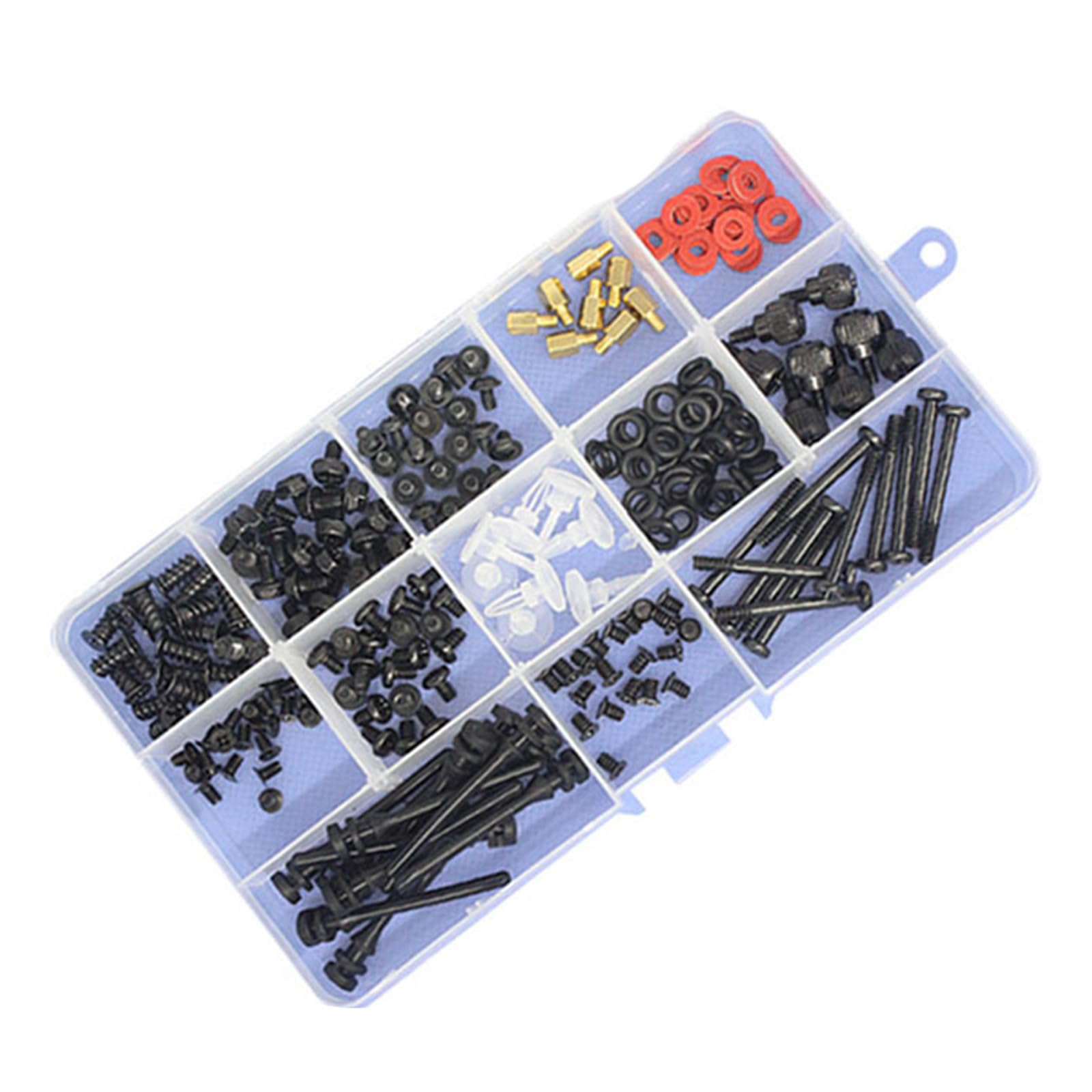 YUNNIAN Durable Computer Screws & Motherboard Standoffs Kit - High-Quality PC Case Mounting & Repair Hardware for DIY Builds, Upgrades, and Maintenance