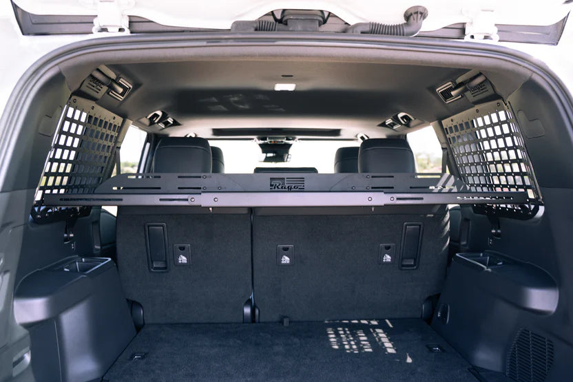 Rago Fabrication Rear MOLLE Storage Panel & Shelf for 2024+ Toyota Land Cruiser 250 & Lexus GX 550 - Heavy Duty Off-Road Gear Organization for Camping & Overlanding Adventures