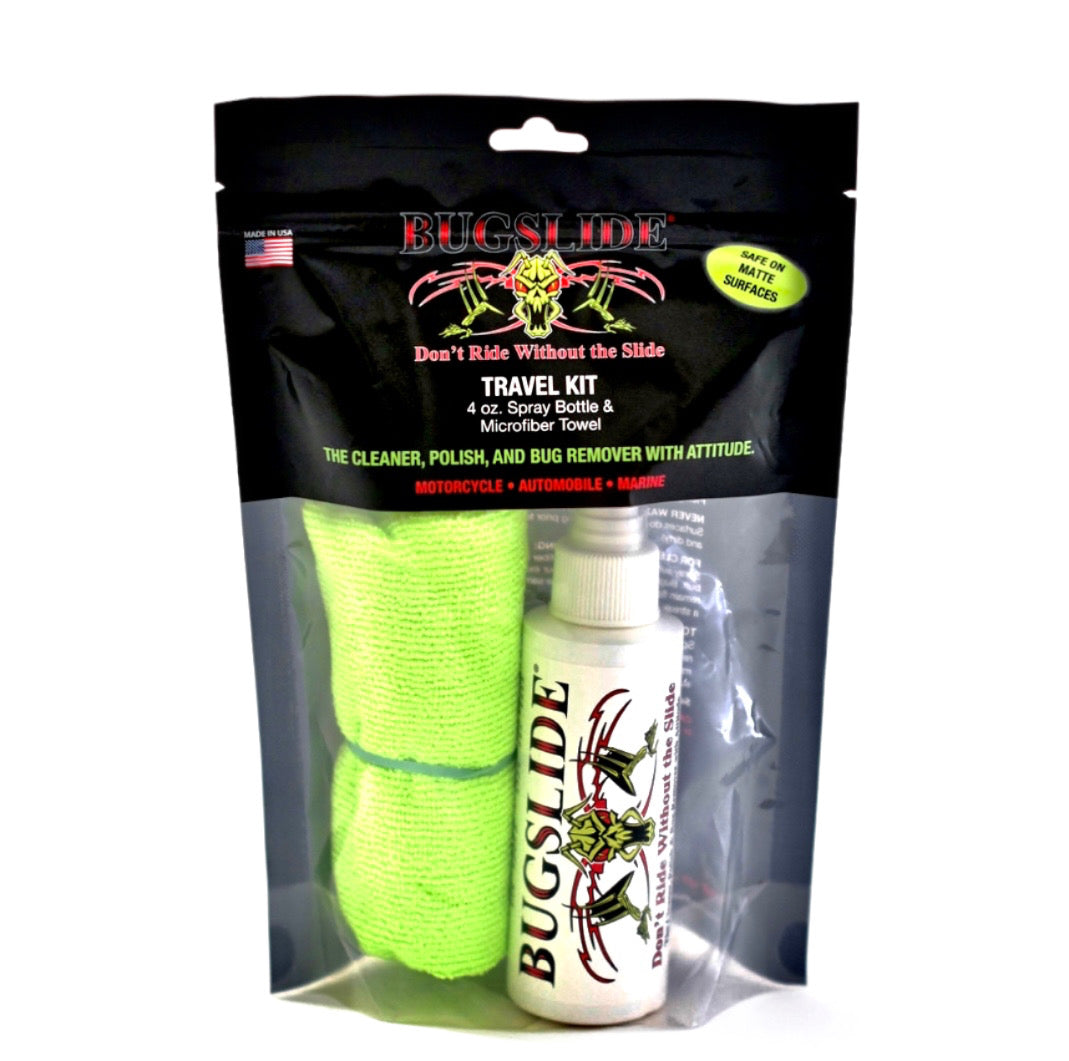 BugSlide 4oz Travel Kit - Compact Bug Repellent for Outdoor Adventures, Camping, Hiking & Travel | DEET-Free Mosquito & Tick Protection