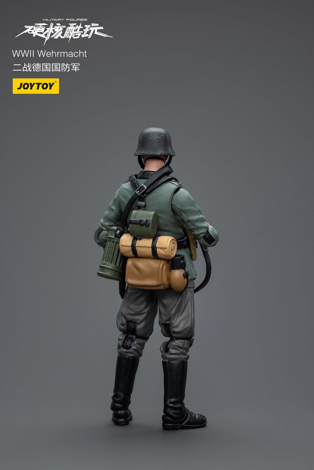 1/18 JOYTOY 3.75 Inch WWII Military Action Figures - German Wehrmacht, Soviet Red Army & US Army Soldiers - Collectible Toy Soldiers for War Games, Dioramas & Display