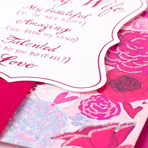 PAPYRUS Wholesale Valentine's Day Greeting Cards - Bulk Pack of 1 - Perfect for Romantic Gifts, Wedding Invitations & Anniversary Celebrations