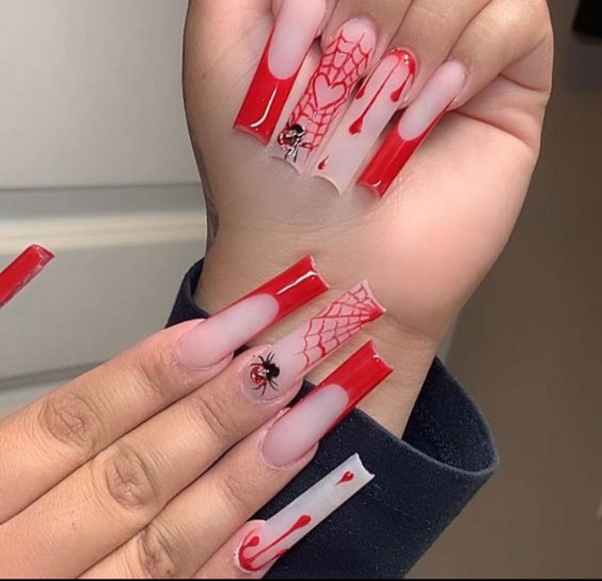 Halloween Gel Nail Polish & Nail Art Sticker Set - Long Lasting UV/LED Soak Off Manicure Kit for Halloween Party, Costume, and Nail Salon Decorations