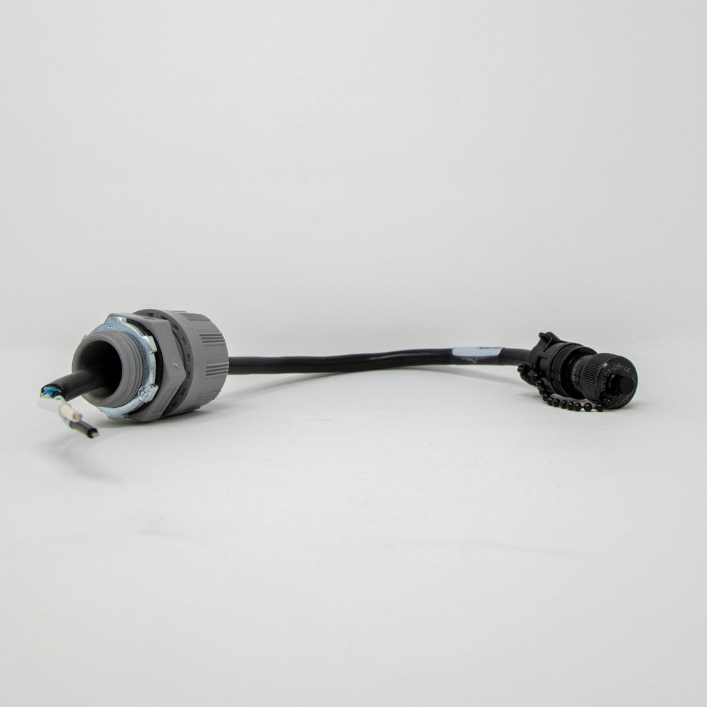 1FT DC Power Cable with Cord Grip Fitting - Heavy Duty Power Cord for Electronics, CCTV, LED Lights - Secure Connection for Home & Office Use