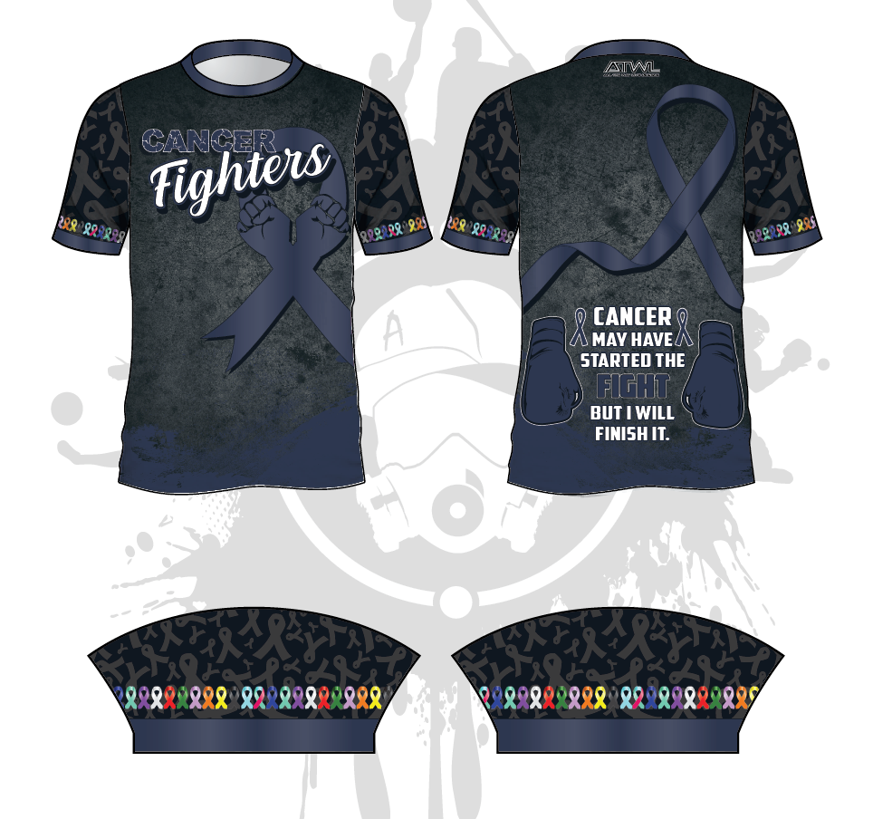 Cancer Fighters Men's Baseball Jersey - Comfortable & Durable Team Apparel for Baseball Games, Fundraisers & Awareness Events
