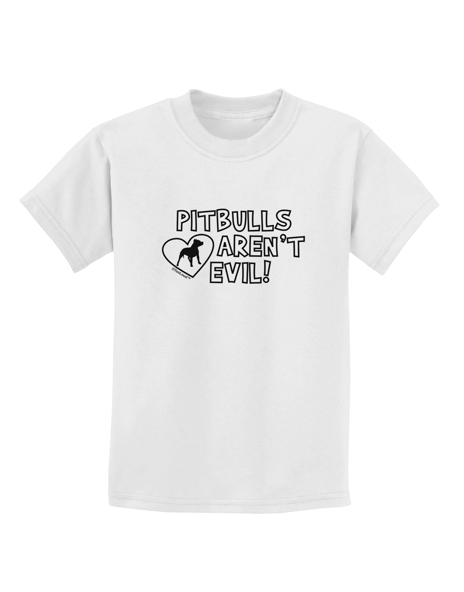 Funny Pitbull Aren't Evil Kids T-Shirt - Cute Dog Lover Gift for Boys & Girls - Perfect for School, Playdates and Dog-Themed Parties