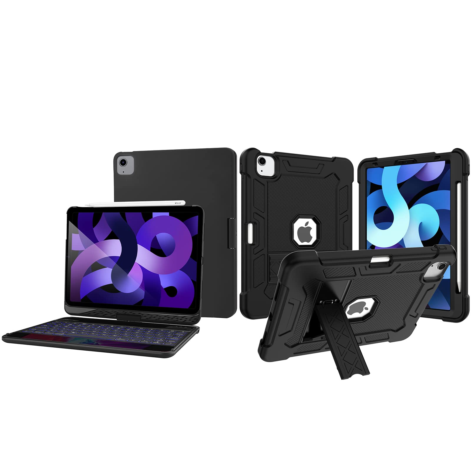 ProCase iPad Keyboard Case - Compatible with iPad Air 5 10.9