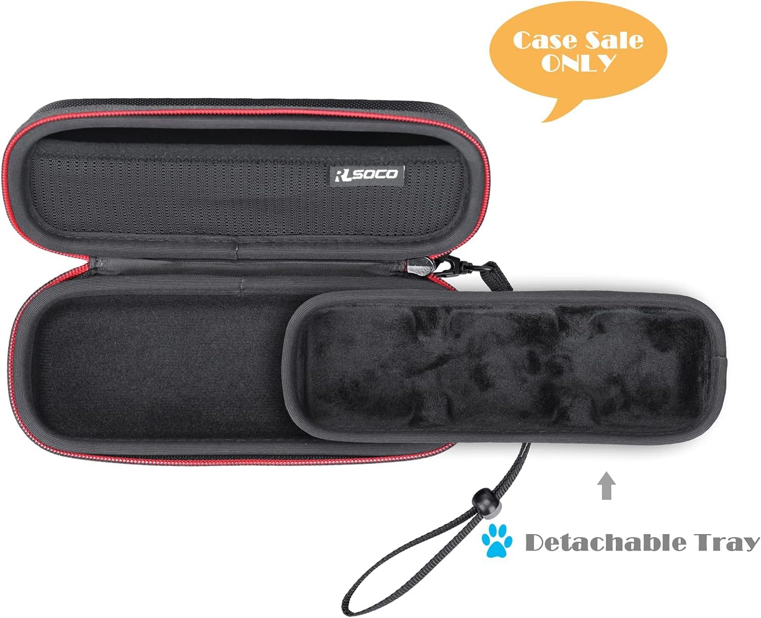 RLSOCO Protective Case for RODE Wireless Go II & RODE Wireless GO Microphone System - Durable Storage for Travel, Vlogging & Podcasting