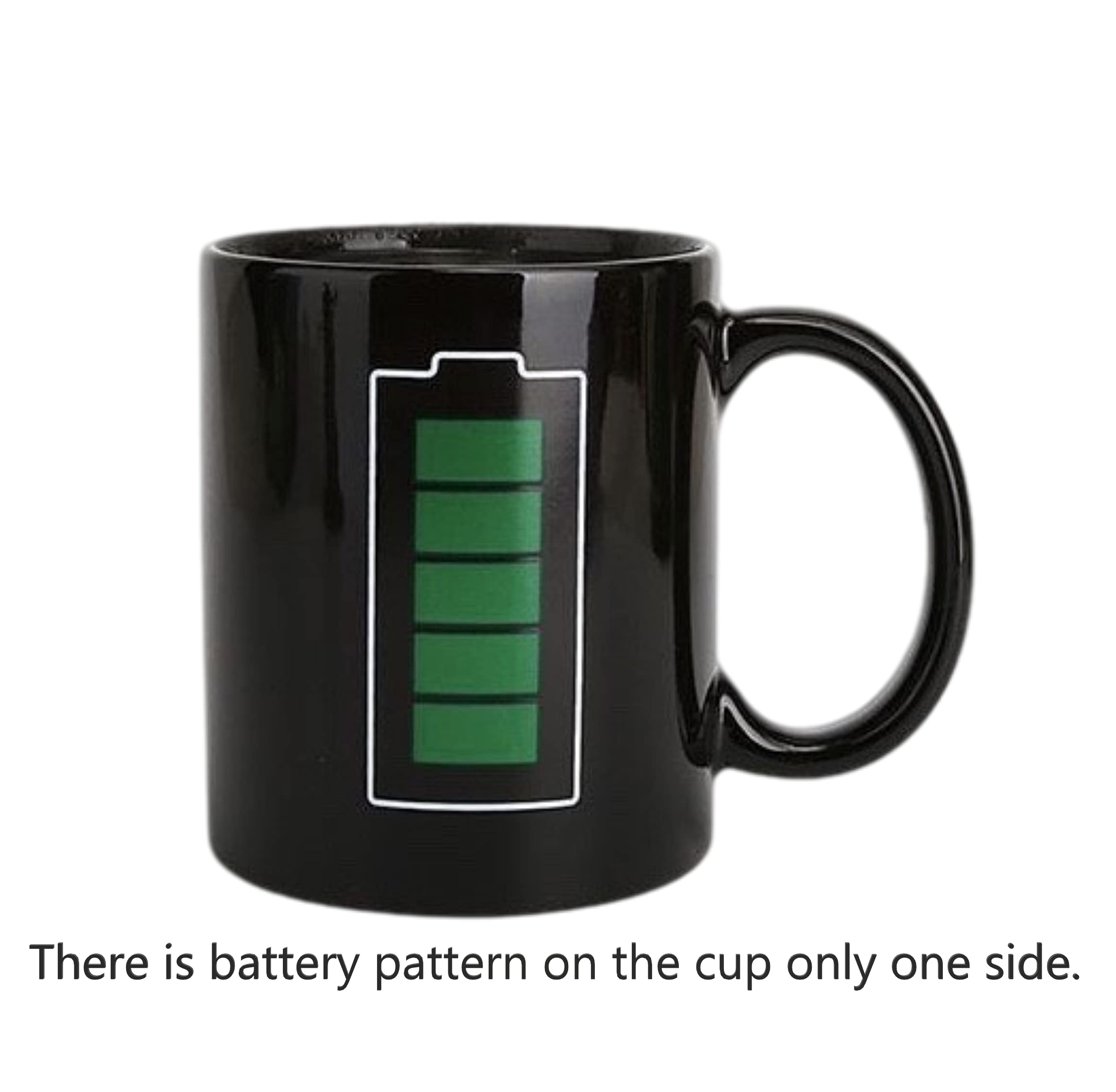 Heat Sensitive Color Changing Coffee Mug - 12oz Magic Ceramic Cup with Fun Heat-Activated Design, Great for Gifts & Office Use (Battery Not Included) | Perfect for Coffee Lovers, Novelty Gifts & Home Decor