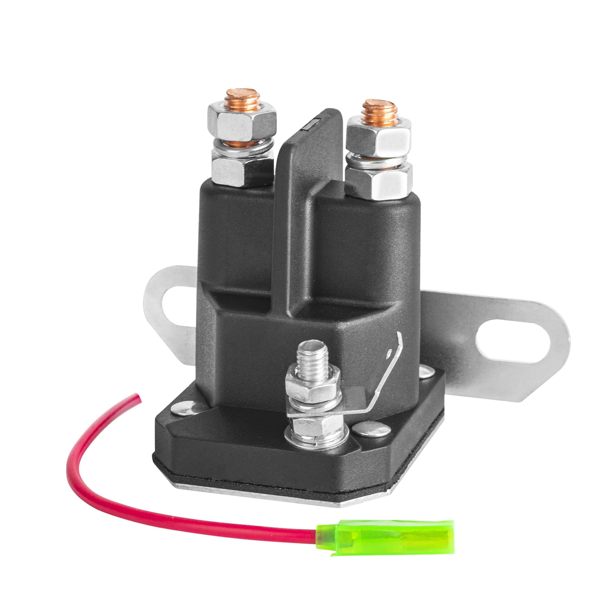 12V Starter Solenoid with Control Wire - Compatible with Trombetta Hustler Zero Turn Lawn Mower - Replaces Starter Relay Solenoid Part 030817 & 832-1211-210 - Perfect for Lawn Mower Repair & Maintenance