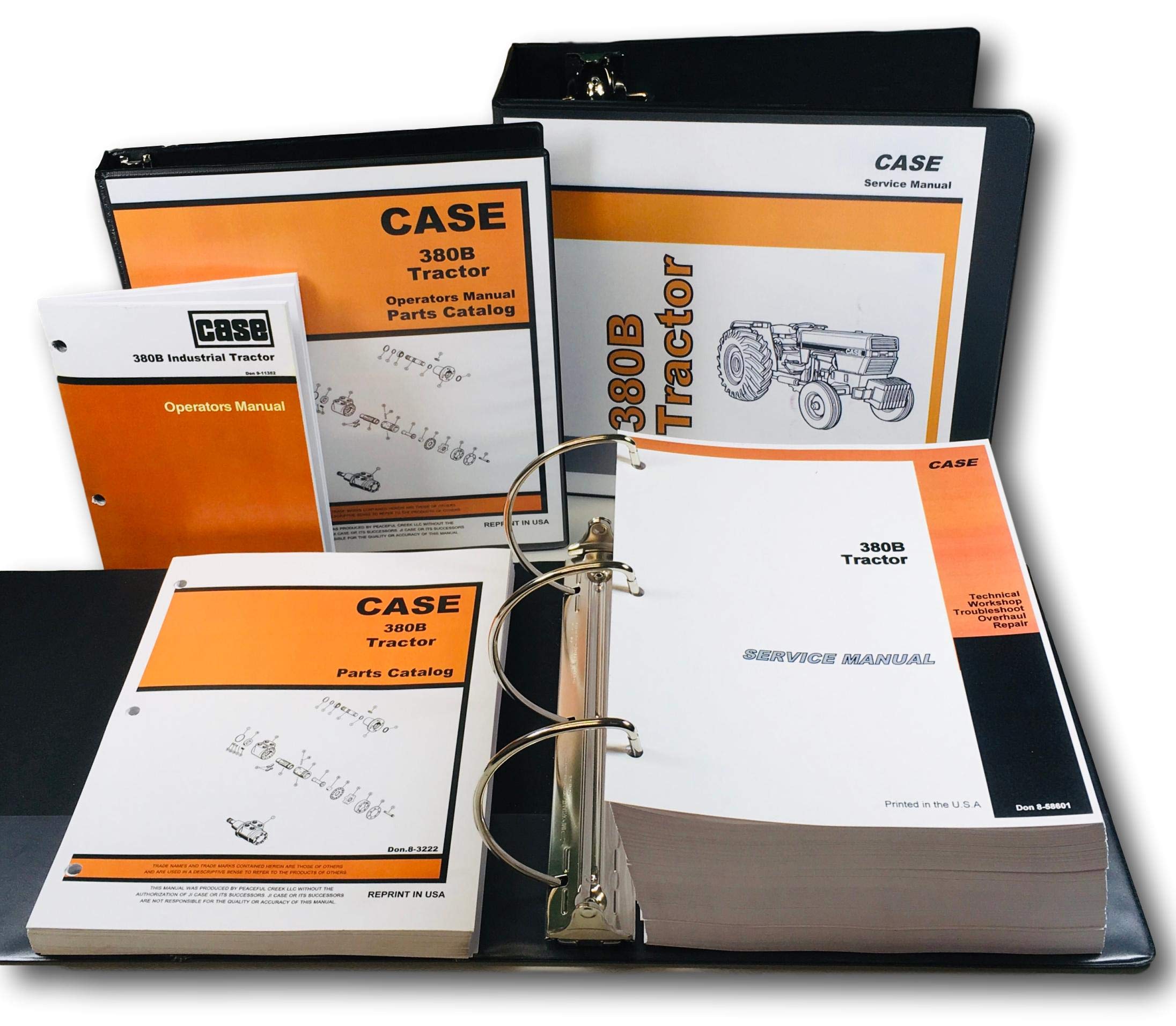 Case 380B Tractor Service Manual & Operators Parts Guide - Complete Repair & Overhaul Book for Farming Equipment | DIY Maintenance & Restoration Guide