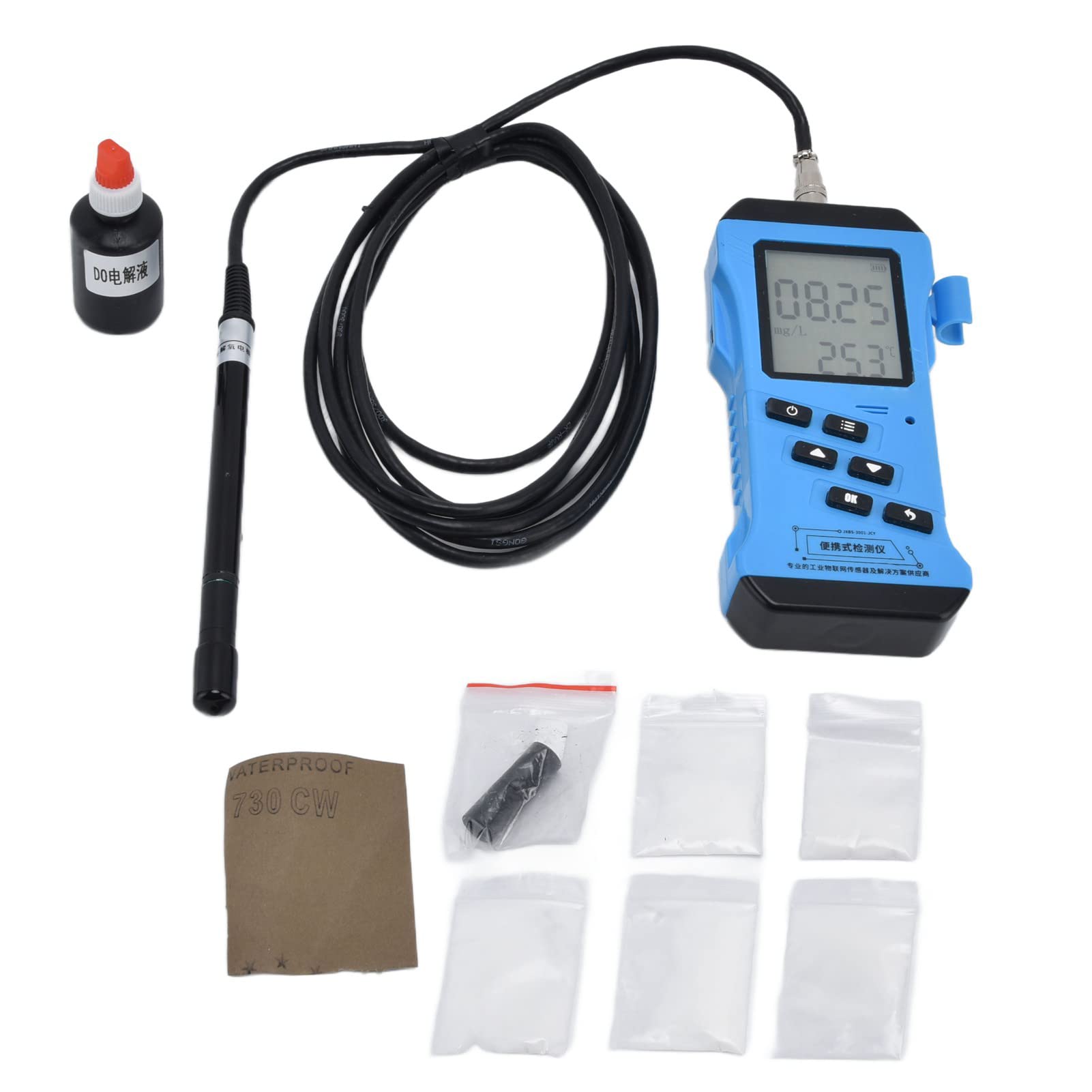 Digital Portable Dissolved Oxygen Meter - High Sensitivity Water Quality Tester for Ponds, Aquariums, Swimming Pools & Hydroponics | Perfect for Aquaculture, Water Testing & Outdoor Activities