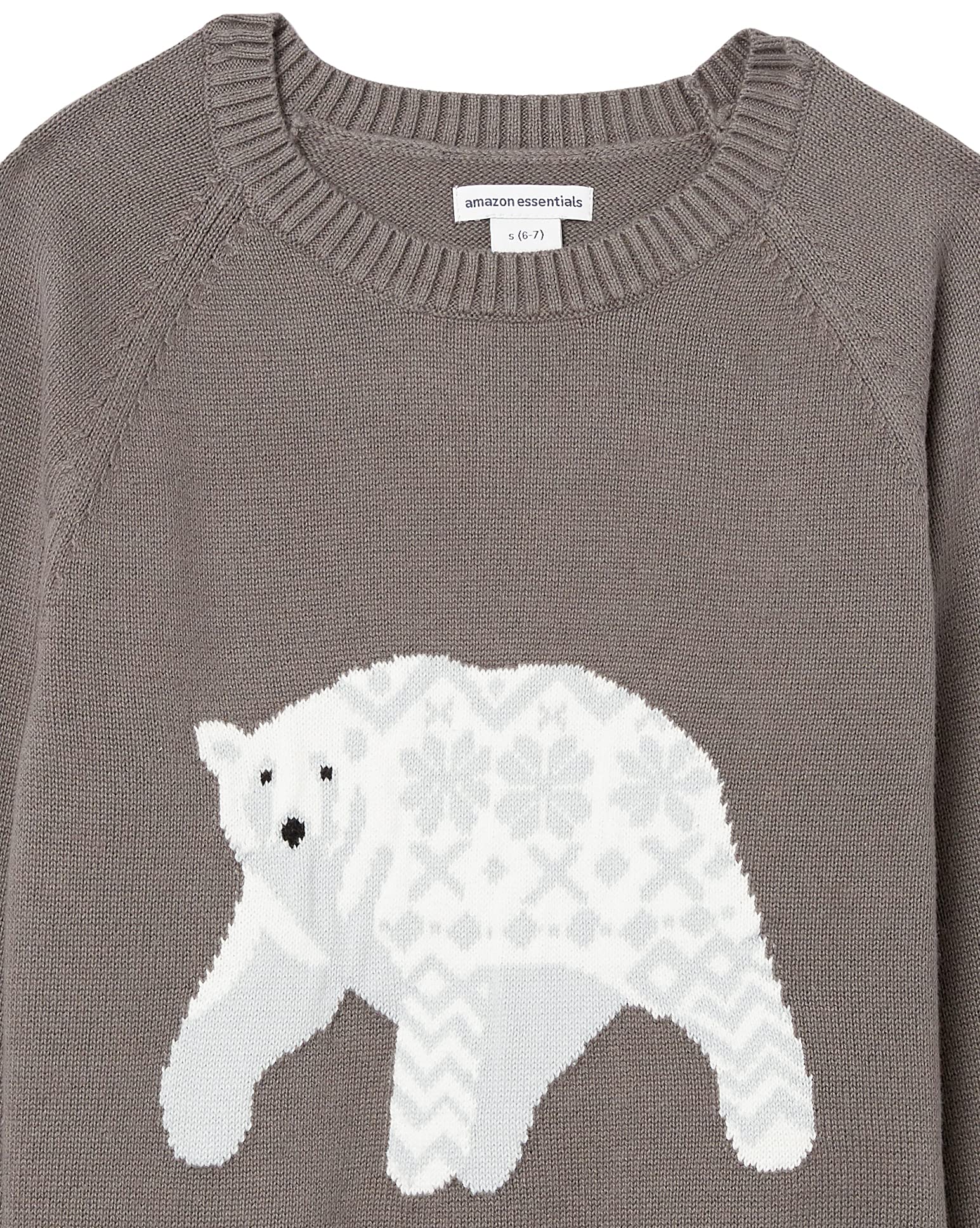 Amazon Essentials Boys and Toddlers' Pullover Crewneck Sweater - Soft Cotton Knit Sweater for Kids, Warm & Comfortable Winter Wear, Perfect for School, Playdates, and Family Outings