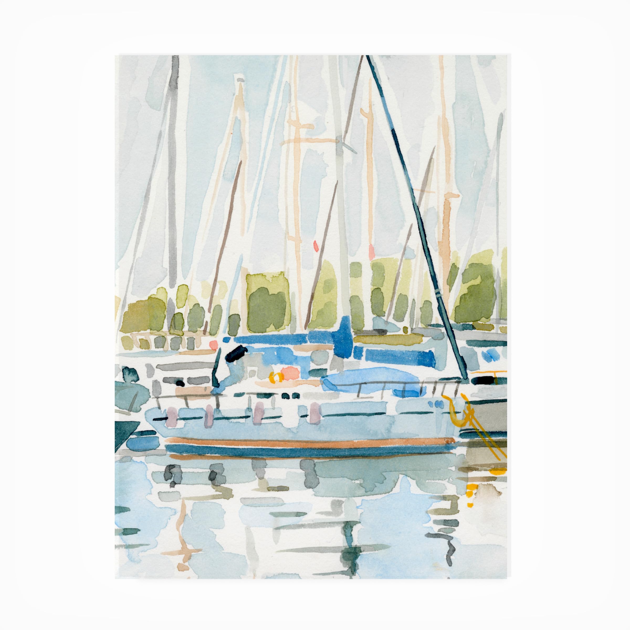 Emma Caroline 'By the Bay II' Waterproof Outdoor Wall Art - Coastal Decor for Patio, Garden, and Beach House