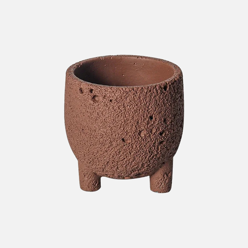 Natural Lava Rock Planter for Succulents & Air Plants - Handcrafted Volcanic Stone Pot for Home & Office Decor - Perfect for Indoor Gardens, Terrariums, and Zen Spaces