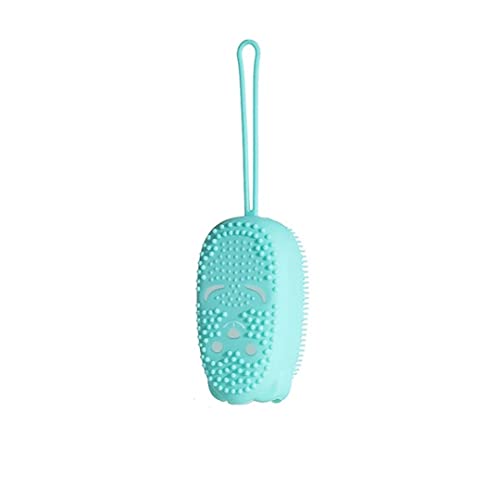 Super Soft Silicone Bubble Bath Brush for Exfoliating & Massage | SPA Body Scrubber with Gentle Bristles | Pack of 1 (Multicolor) | Perfect for Shower, Bath & Relaxation at Home
