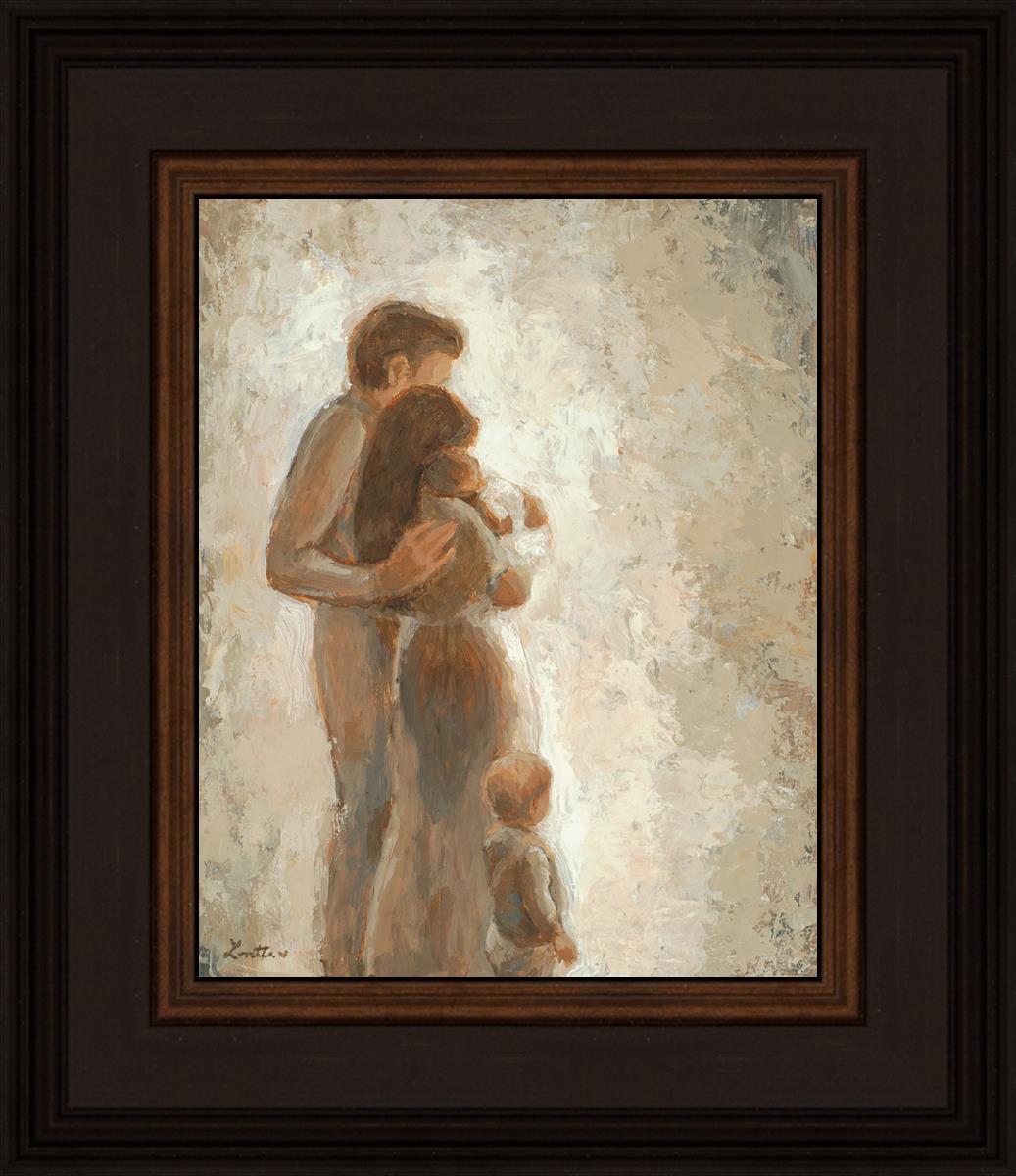 Family Looking Towards the Light - Inspirational Wall Art for Home Decor | Motivational Canvas Print for Living Room, Bedroom & Office | Perfect Gift for Family & Friends