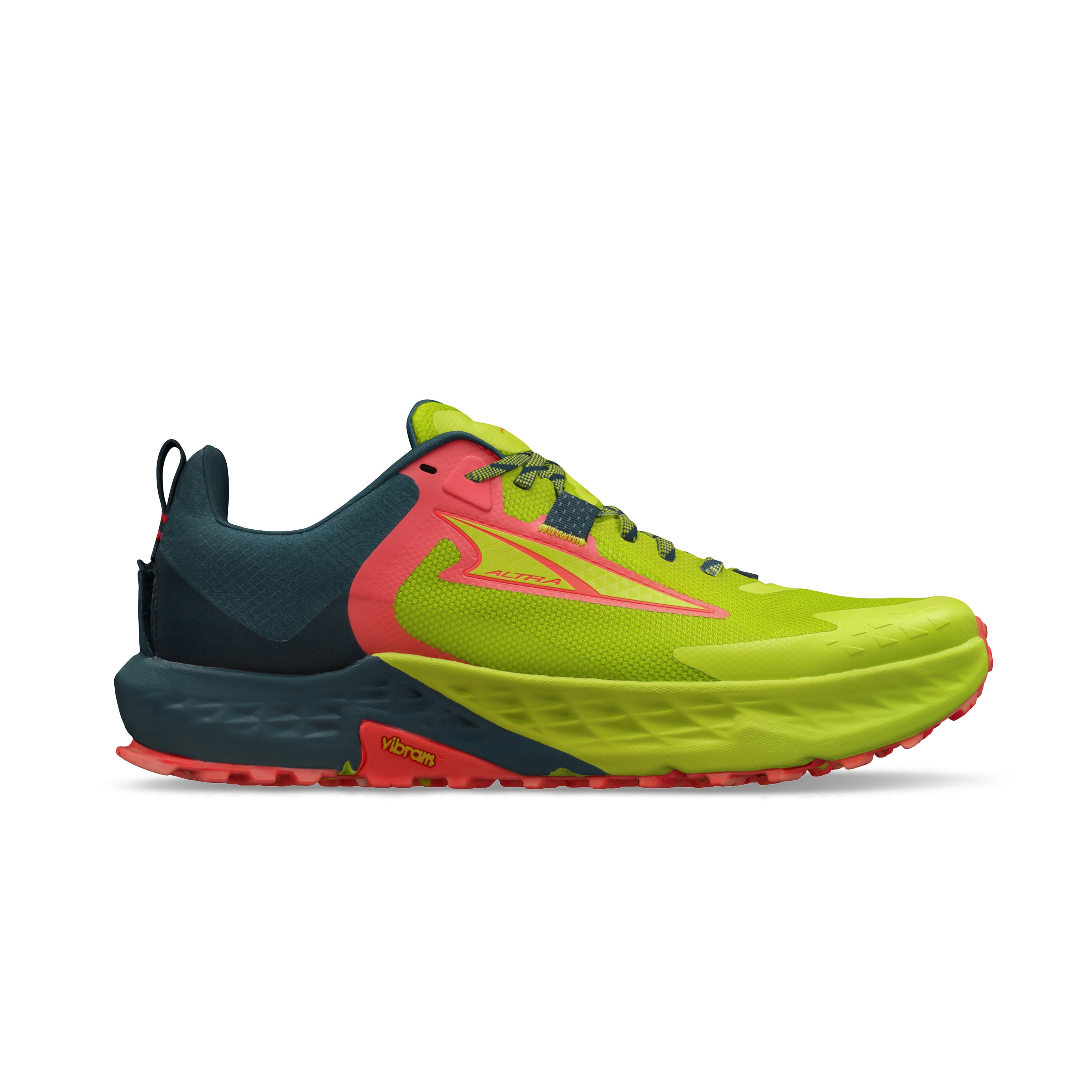 Men's Altra Timp 5 Trail Running Shoes - Lightweight & Cushioned for Hiking & Outdoor Adventures (Lime Green)