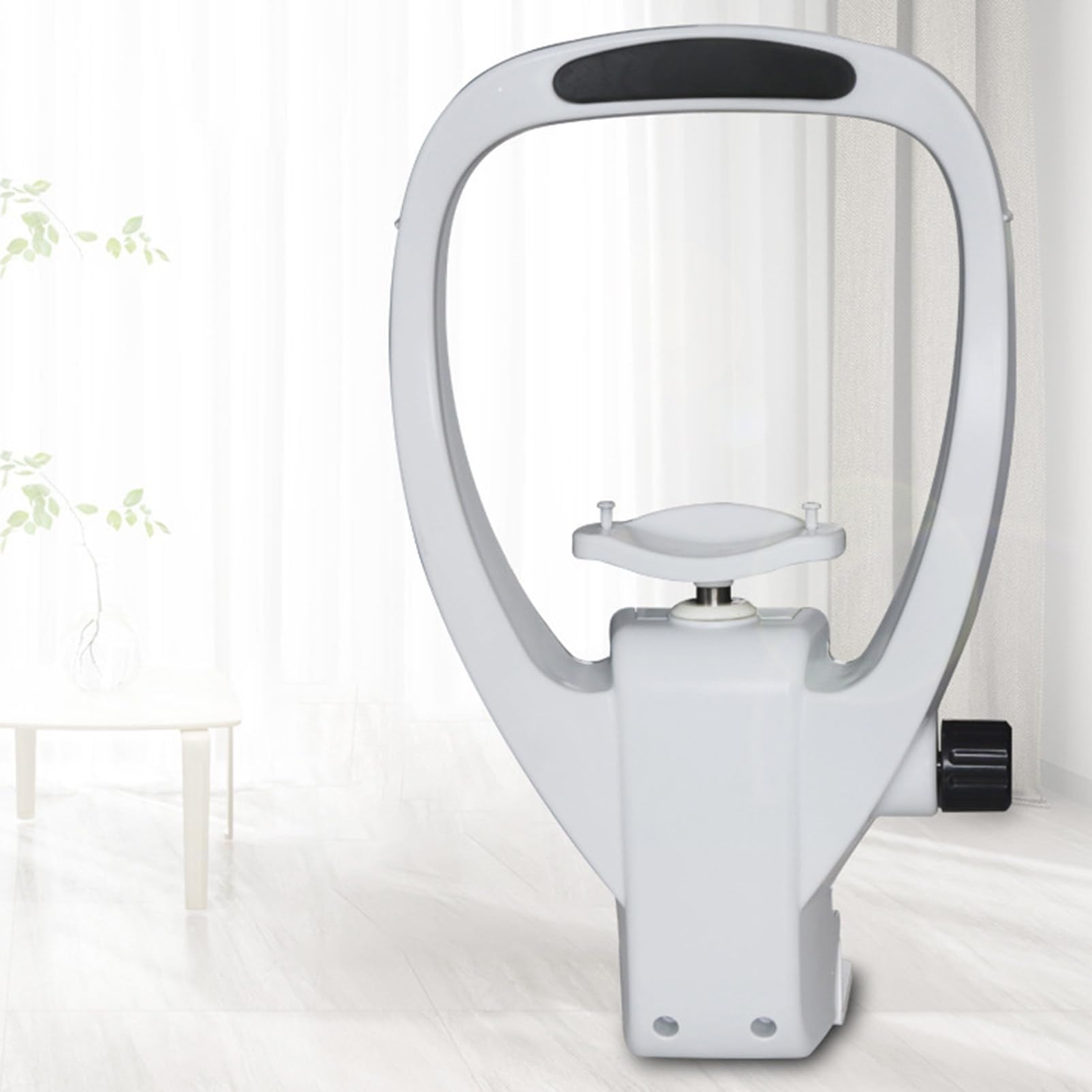 Adjustable Headrest for Vision Training - Chin Support & Forehead Rest with Height Adjustment Knob - Optometry Accessory for Automatic Refractometer Eye Exams & Glasses Fitting - Perfect for Eye Clinics, Optometrists, and Vision Therapy Sessions